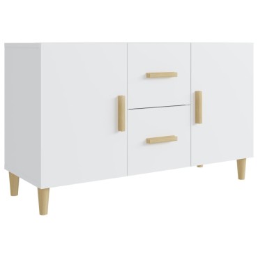 vidaXL Ντουλάπι Λευκό 100x36 x60cm Επεξεργασμένο Ξύλο 1 τεμ.