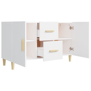 vidaXL Ντουλάπι Λευκό 100x36 x60cm Επεξεργασμένο Ξύλο 1 τεμ.