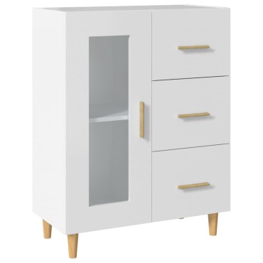 vidaXL Ντουλάπι Λευκό 69,5x34x90cm από Επεξεργασμένο Ξύλο 1 τεμ.