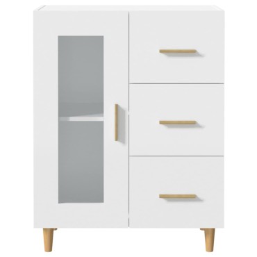 vidaXL Ντουλάπι Λευκό 69,5x34x90cm από Επεξεργασμένο Ξύλο 1 τεμ.