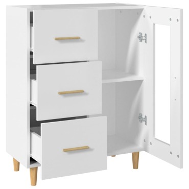 vidaXL Ντουλάπι Λευκό 69,5x34x90cm από Επεξεργασμένο Ξύλο 1 τεμ.