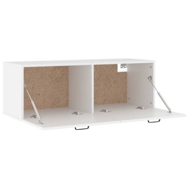 vidaXL Ντουλάπι Τοίχου άσπρο 100x36,5x35cm από Επεξεργασμένο Ξύλο 1 τεμ.