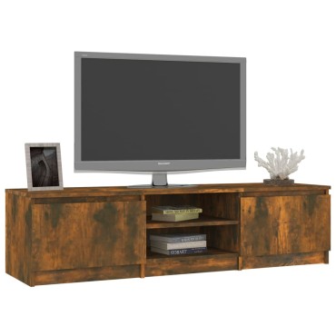 vidaXL Έπιπλο Καπνιστή βελανιδιά 140x40x35,5cm από Επεξεργ. Ξύλο