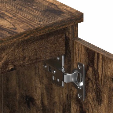 vidaXL Έπιπλο Καπνιστή βελανιδιά 140x40x35,5cm από Επεξεργ. Ξύλο