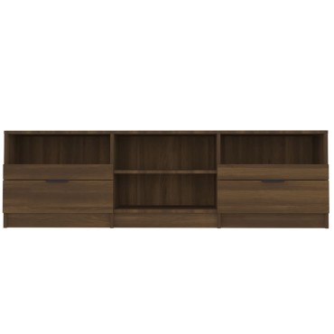 vidaXL Έπιπλο Τηλεόρασης Καφέ Δρυς 150x33,5x45cm Επεξεργασμένο Ξύλο