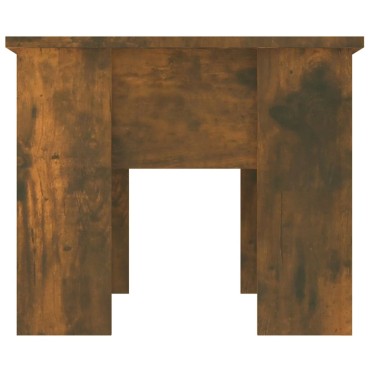 vidaXL Τραπεζάκι Σαλονιού Καπνιστή Δρυς 79x49x41cm Επεξεργασμ. Ξύλο 1 τεμ.
