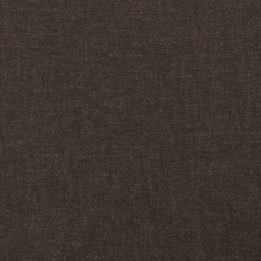 vidaXL Υποπόδιο Καφέ 60x60x36cm Ύφασμα & Συνθετικό Δέρμα 1 τεμ.