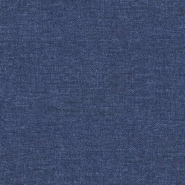 vidaXL Υποπόδιο Μπλε 60x60x36cm Ύφασμα & Συνθετικό Δέρμα 1 τεμ.