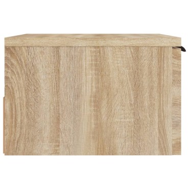 vidaXL Κομοδίνα Επιτοίχιο Sonoma Δρυς 34x30x20cm 1 τεμ.