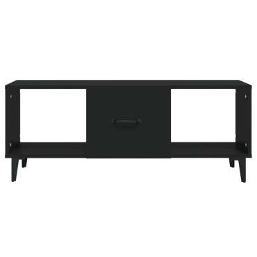 vidaXL Τραπεζάκι Σαλονιού Μαύρο 102x50x40cm από Επεξεργασμένο Ξύλο 1 τεμ.