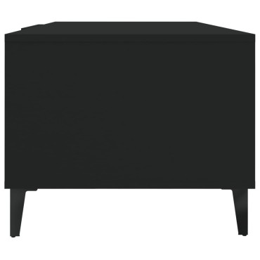 vidaXL Τραπεζάκι Σαλονιού Μαύρο 102x50x40cm από Επεξεργασμένο Ξύλο 1 τεμ.
