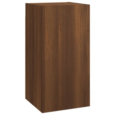 vidaXL Έπιπλο Τηλεόρασης Καφέ Δρυς 30,5x30x60cm Επεξεργασμένο Ξύλο