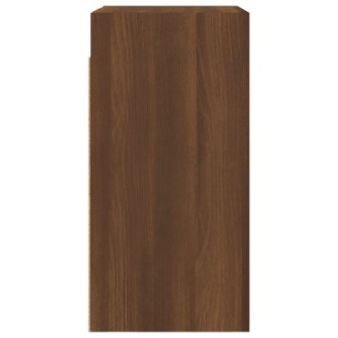 vidaXL Έπιπλο Τηλεόρασης Καφέ Δρυς 30,5x30x60cm Επεξεργασμένο Ξύλο