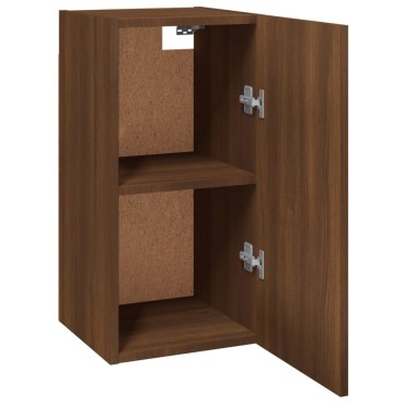 vidaXL Έπιπλο Τηλεόρασης Καφέ Δρυς 30,5x30x60cm Επεξεργασμένο Ξύλο