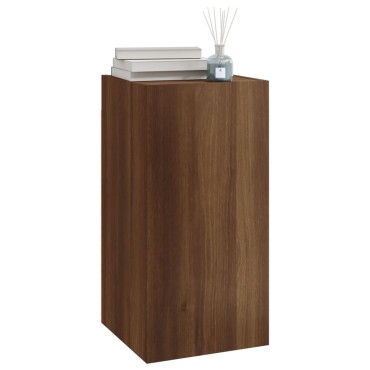 vidaXL Έπιπλο Τηλεόρασης Καφέ Δρυς 30,5x30x60cm Επεξεργασμένο Ξύλο