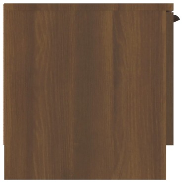 vidaXL Έπιπλο Τηλεόρασης Καφέ Δρυς 102x35x36,5cm Επεξεργασμένο Ξύλο