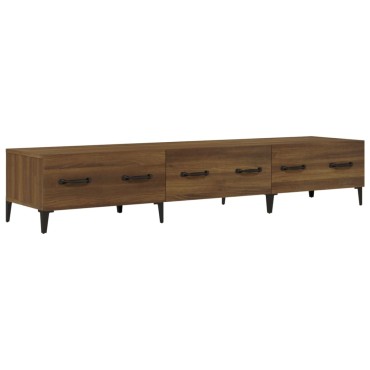 vidaXL Έπιπλο Τηλεόρασης Καφέ Δρυς 150x34,5x30cm Επεξεργασμένο Ξύλο
