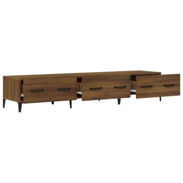vidaXL Έπιπλο Τηλεόρασης Καφέ Δρυς 150x34,5x30cm Επεξεργασμένο Ξύλο