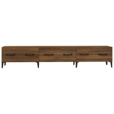vidaXL Έπιπλο Τηλεόρασης Καφέ Δρυς 150x34,5x30cm Επεξεργασμένο Ξύλο