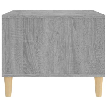 vidaXL Τραπεζάκι Σαλονιού Γκρι Sonoma 60x50x40cm Επεξεργασμένο Ξύλο 1 τεμ.