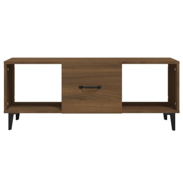 vidaXL Τραπεζάκι Σαλονιού Καφέ Δρυς 102x50x40cm Επεξεργασμένο Ξύλο 1 τεμ.
