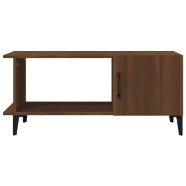 vidaXL Τραπεζάκι Σαλονιού Καφέ Δρυς 90x50x40cm Επεξεργασμένο Ξύλο 1 τεμ.