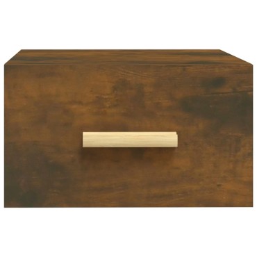 vidaXL Κομοδίνο Επιτοίχιο Καπνιστή Δρυς 35x35x20cm 1 τεμ.