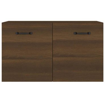 vidaXL Ντουλάπι Τοίχου Καφέ Δρυς 60x36,5x35cm Επεξεργασμένο Ξύλο 1 τεμ.