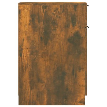 vidaXL Ντουλάπι Γραφείου Καπνιστή Δρυς 33,5x50x75cm Επεξεργ. Ξύλο 1 τεμ.