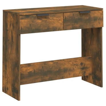vidaXL Τραπέζι Κονσόλα Καπνιστή Δρυς 90x36x75cm Επεξεργασμένο Ξύλο 1 τεμ.