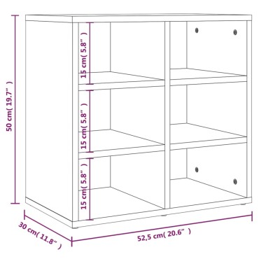 vidaXL Παπουτσοθήκες 2 τεμ. Γκρι σκυροδέματος 52,5x30x50cm
