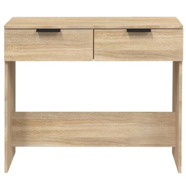 vidaXL Τραπέζι Κονσόλα Sonoma Δρυς 90x36x75cm Επεξεργασμένο Ξύλο 1 τεμ.