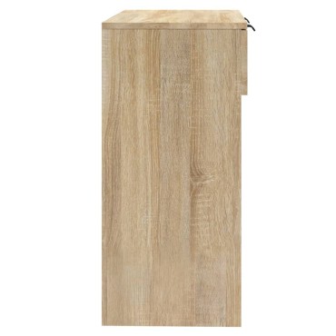 vidaXL Τραπέζι Κονσόλα Sonoma Δρυς 90x36x75cm Επεξεργασμένο Ξύλο 1 τεμ.