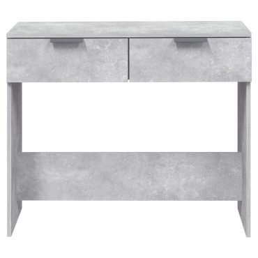 vidaXL Τραπεζάκι κονσόλα Γκρι Σκυρ. 90x36x75cm Επεξεργασμένο Ξύλο 1 τεμ.