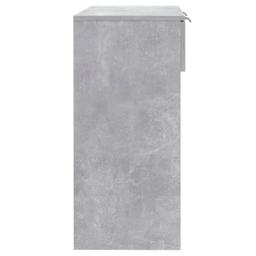vidaXL Τραπεζάκι κονσόλα Γκρι Σκυρ. 90x36x75cm Επεξεργασμένο Ξύλο 1 τεμ.