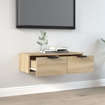 vidaXL Ντουλάπι Τοίχου Sonoma Δρυς 68x30x20cm Επεξεργασμένο Ξύλο 1 τεμ.