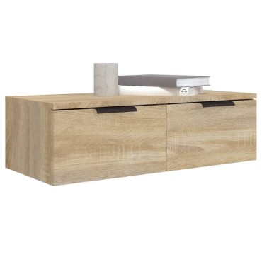 vidaXL Ντουλάπι Τοίχου Sonoma Δρυς 68x30x20cm Επεξεργασμένο Ξύλο 1 τεμ.