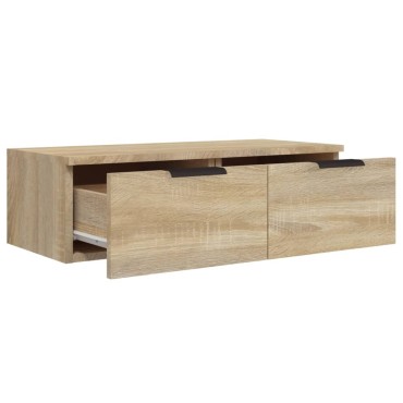 vidaXL Ντουλάπι Τοίχου Sonoma Δρυς 68x30x20cm Επεξεργασμένο Ξύλο 1 τεμ.