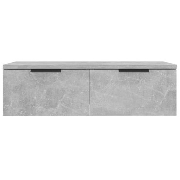 vidaXL Ντουλάπι Τοίχου Γκρι Σκυρ. 68x30x20cm Επεξεργασμένο Ξύλο 1 τεμ.