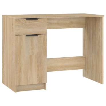 vidaXL Γραφείο Sonoma Δρυς 100x50x75cm από Επεξεργασμένο Ξύλο 1 τεμ.