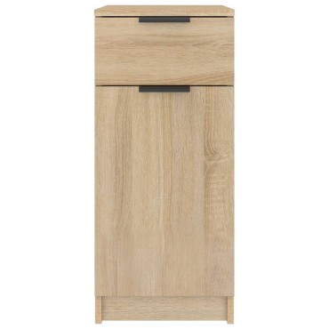 vidaXL Ντουλάπι Γραφείου Sonoma Δρυς 33,5x50x75cm Επεξεργ. Ξύλο 1 τεμ.