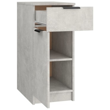 vidaXL Ντουλάπι Γραφείου Γκρι Σκυροδ. 100x50x75cm Επεξεργασμένο Ξύλο 1 τεμ.