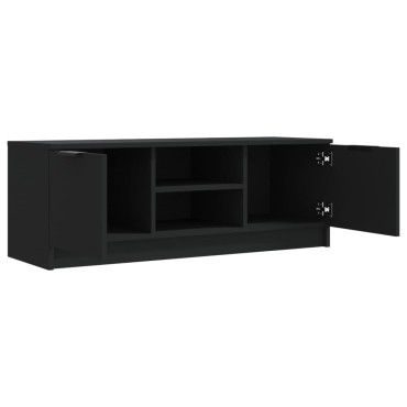 vidaXL Έπιπλο Τηλεόρασης Μαύρο 102x35x36,5cm Επεξεργασμένο Ξύλο