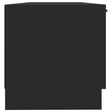 vidaXL Έπιπλο Τηλεόρασης Μαύρο 102x35x36,5cm Επεξεργασμένο Ξύλο