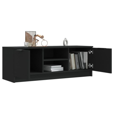 vidaXL Έπιπλο Τηλεόρασης Μαύρο 102x35x36,5cm Επεξεργασμένο Ξύλο