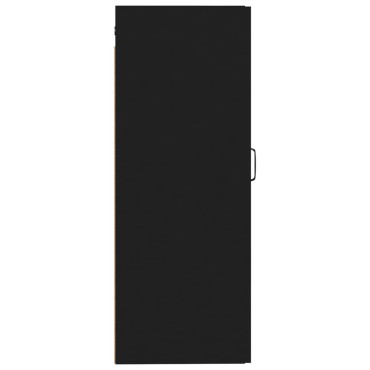 vidaXL Ντουλάπι Κρεμαστό Μαύρο 35x34x90cm Επεξεργασμένο Ξύλο 1 τεμ.