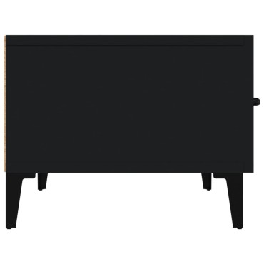 vidaXL Έπιπλο Τηλεόρασης Μαύρο 150x34,5x30cm από Επεξεργασμένο Ξύλο