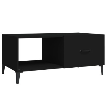 vidaXL Τραπεζάκι Σαλονιού Μαύρο 90x50x40cm Επεξεργασμένο Ξύλο 1 τεμ.