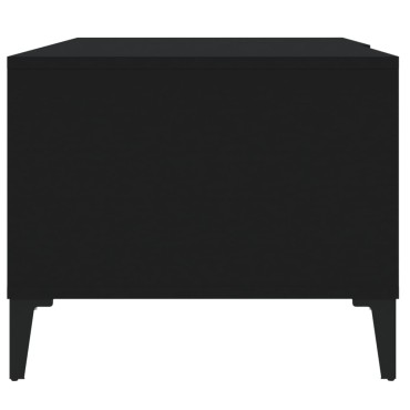 vidaXL Τραπεζάκι Σαλονιού Μαύρο 90x50x40cm Επεξεργασμένο Ξύλο 1 τεμ.