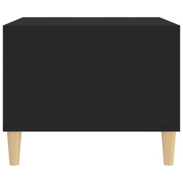 vidaXL Τραπεζάκι Σαλονιού Μαύρο 60x50x40cm από Επεξεργασμένο Ξύλο 1 τεμ.